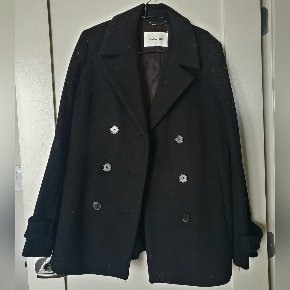 BABATON wool blend coat - BLK (M)